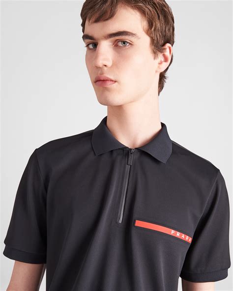 mens prada polo t shirt|Prada polo shirt sale.